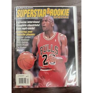 1991‎ SUPERSTAR & ROOKIE SPECIAL MAGAZINE WITH MICHAEL JORDAN VERY VERY RARE